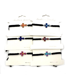 Cross braided bracelet