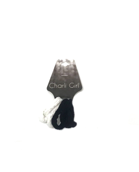 Black and White Hair Elastic Set