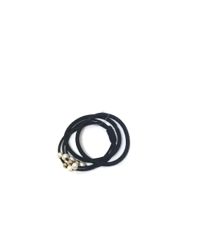 Asst Hair Elastics with Pearls