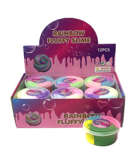 Rainbow Fluffy Slime