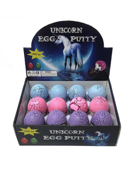 Light Up Unicorn Egg Putty