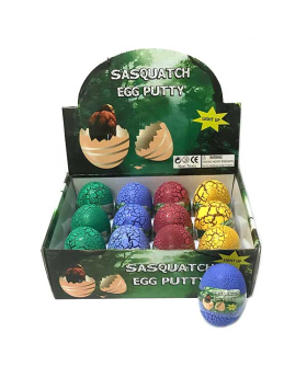 Light Up Sasquatch Egg Putty