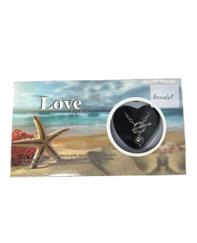 Sand dollar Love Pearl Bracelet
