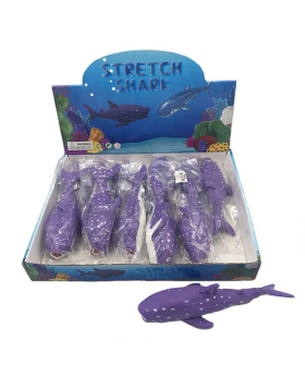 Purple Stretch Squish Shark