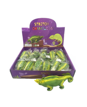 Green Stretch Squish Chameleon
