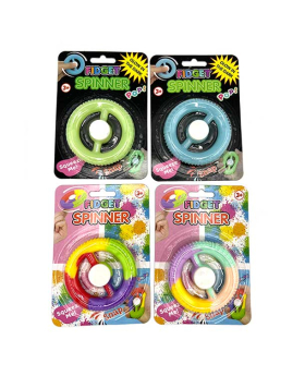 Assorted carded Squeeze Pop Fidget Spinner