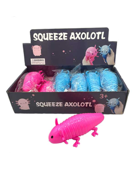 Assorted Pink and Blue Squishy Axolotl