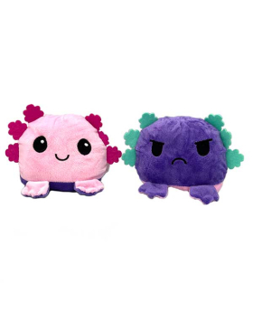 Reversible plush Axolotl