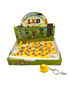 Duck light and sound Keychain