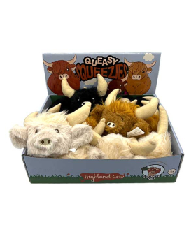 Highland Cow Plush Squeeze ball