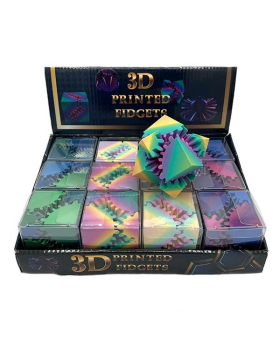 3D printed fidget Cube assorted