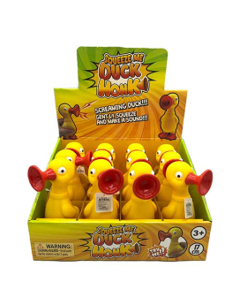 7" Tall Honking Squeeze Duck