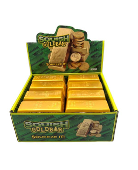 Foam Printed Squish Gold Bar 3.5" x 1.5" (Available May 15.)