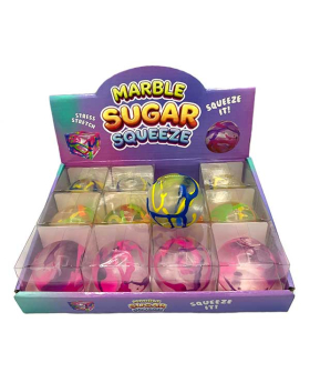 Clear Swirl Squishy Ball