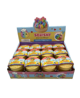 Squishy Unicorn Bun in Steamer Basket assorted