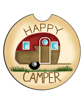 Car Coaster - Happy Camper