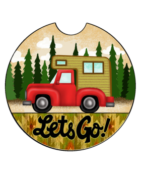 Special Price Car Coaster - Let's Go