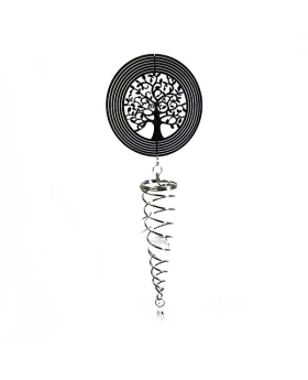 Special Price  Metal Tree of Life wind spiral hanging decoration