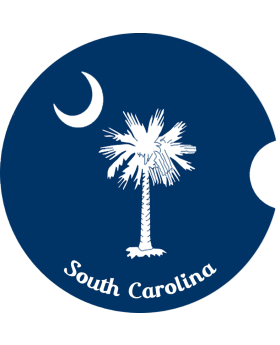 Car Coaster - Palmetto Moon with South Carolina