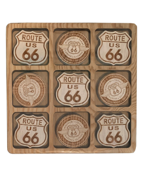 Wd Route 66 Tic Tac Toe Game