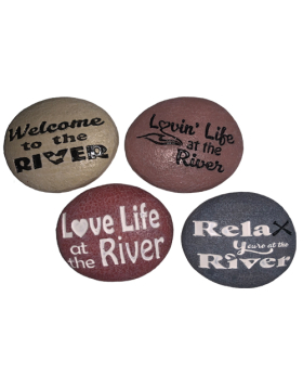 Special Price  4 Assorted River theme resin Pebble Stones