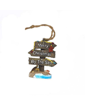 Resin - Merry Christmas by the Sea- Ornament