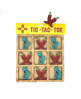 Wd Kokopelli/Chili Pepper Tic Tac Toe Set (1 dz min.)