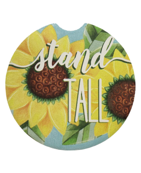 Stand Tall Sunflower Car Coaster