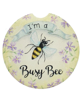 Special Price  I'm a Busy Bumble Bee Car Coaster