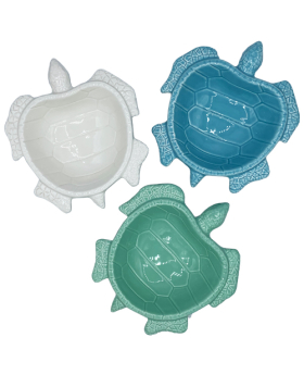 3 asst. Ceramic Sea Turtle Dishes