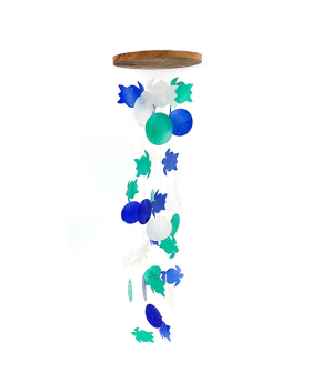 Turtle round Capiz Chime