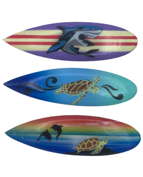 Wooden Surfboard Magnet