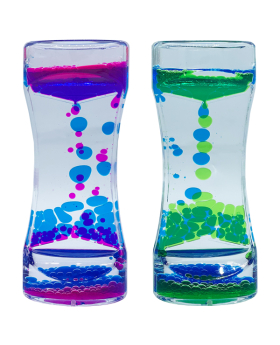 2 Assorted Color Flat Liquid Timer