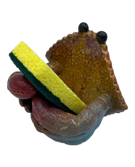 Ceramic Blue Crab Scrub Holder