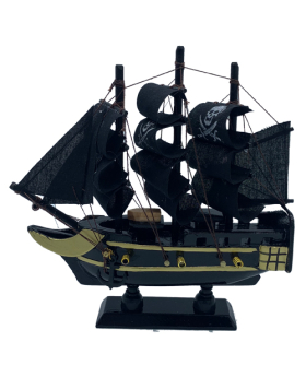 Small Wood Pirate Ship 