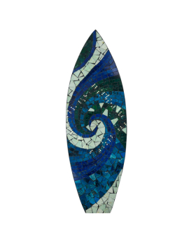 Mosaic Surfboard w/ Rip Curl Design Plaque