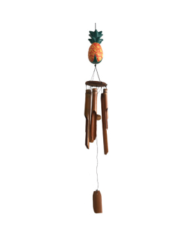 Bamboo Chime with Pineapple Top