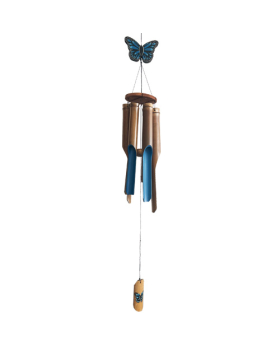 Bamboo Chime with Butterfly Top