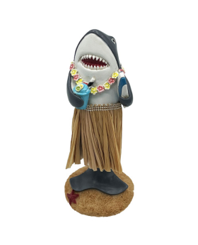 Resin Dancing Hula Shark Figure