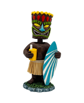 Resin Bobble Tiki Man Figure