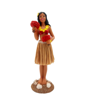 Resin Dashboard Dancer Hula Girl with Uli, Uli