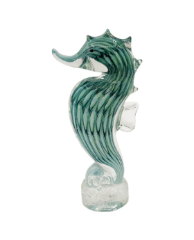 Glass Seahorse Figure