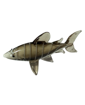 Small Glass Shark Figure