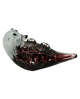 Glass Otter Figure