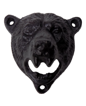 Cast Iron Bear Head bottle opener