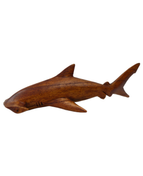 Small wood Hammerhead Shark figure