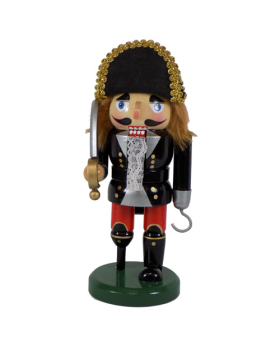 Wood Pirate Nutcracker Christmas Decoration