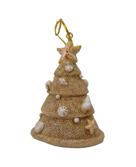 Special Price Resin Sand/Shell Christmas Tree ornament
