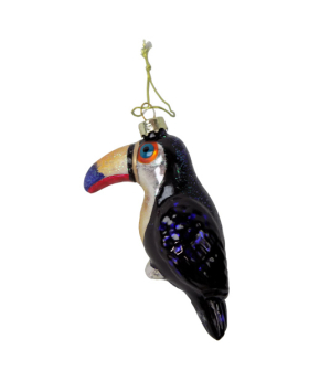 Special Price Blown Glass Toucan Christmas Ornament 