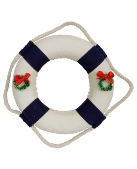Special Price Life Ring with Wreaths Christmas Ornament